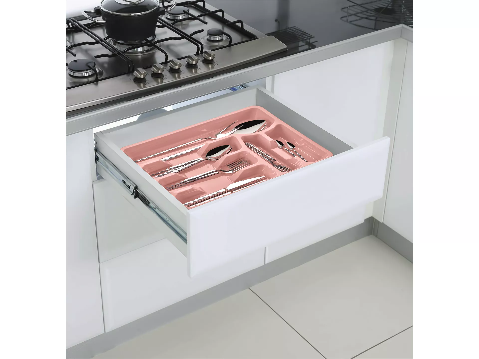 Colored Drawer Spoon Holder