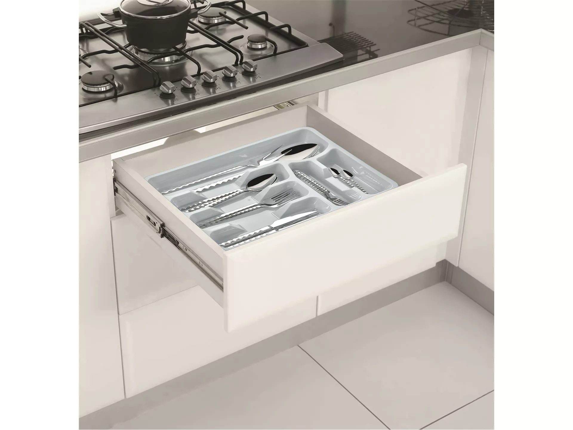 Transparent Drawer Spoon Holder