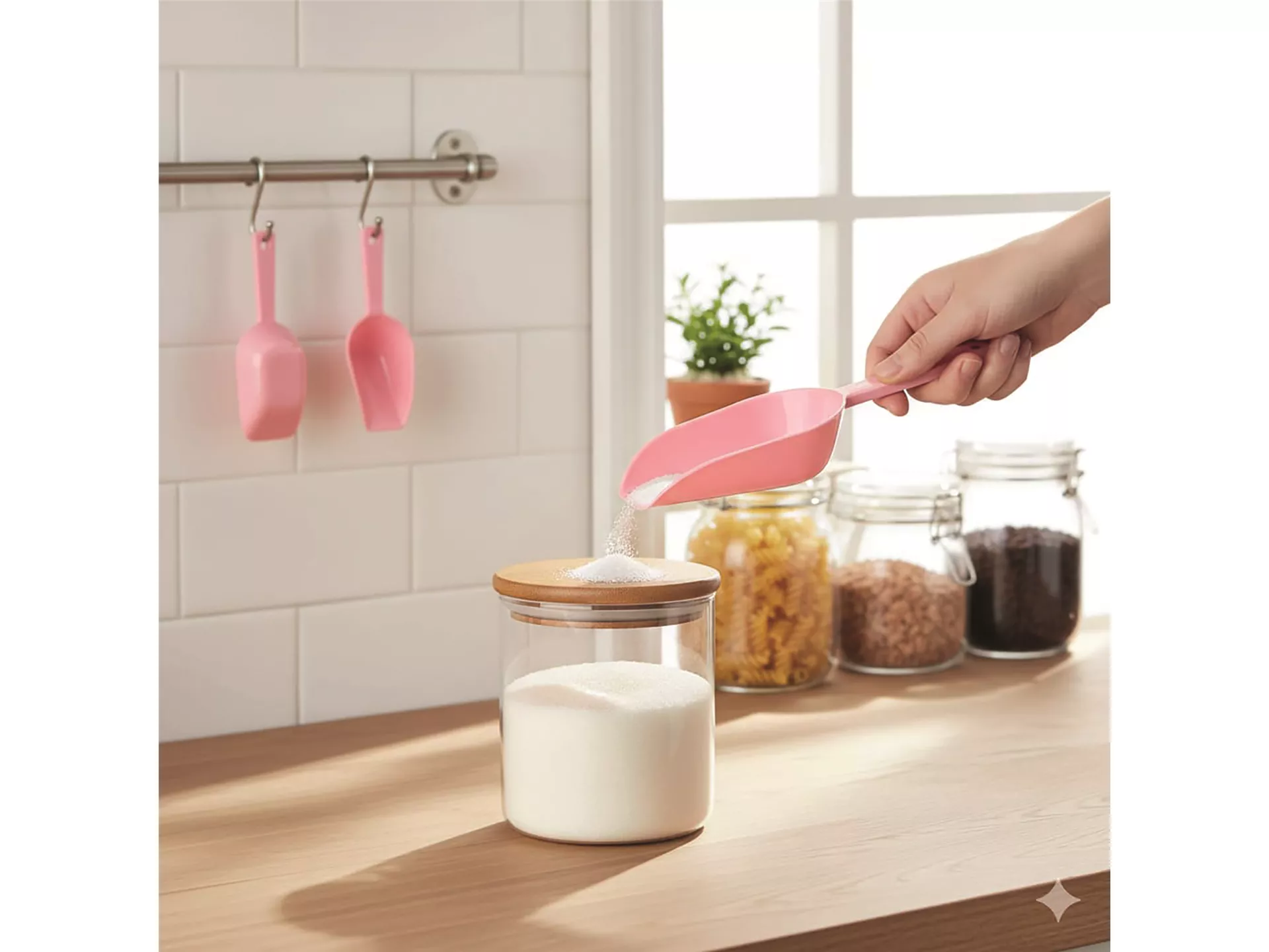4-Piece Food Shovel Colorful