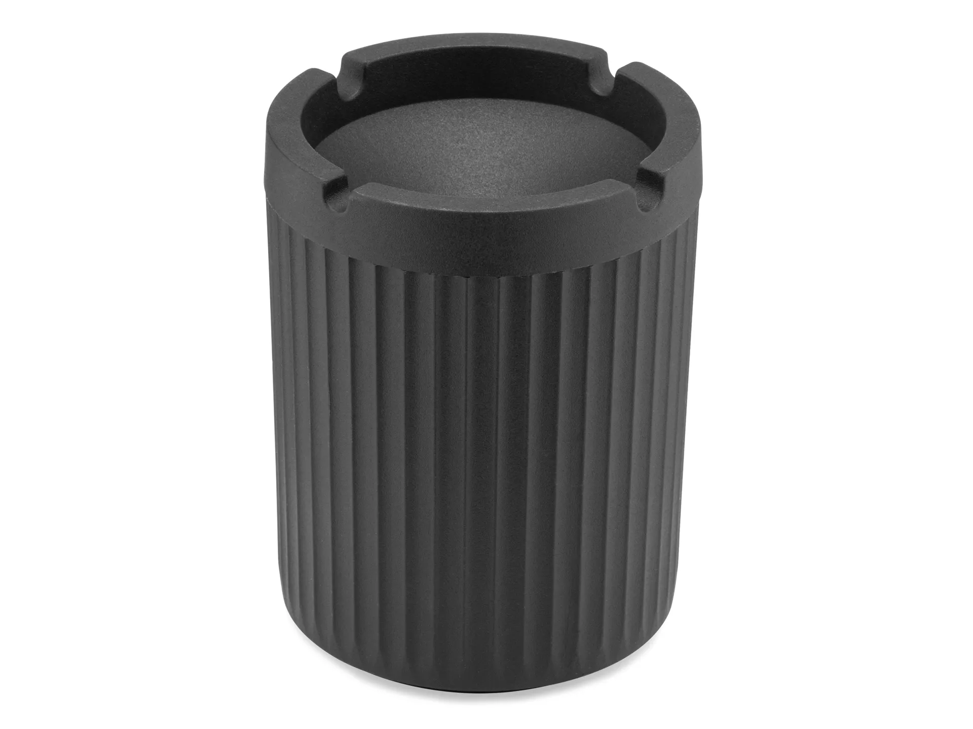 Kokusuz Yuvarlak Küllük Siyah