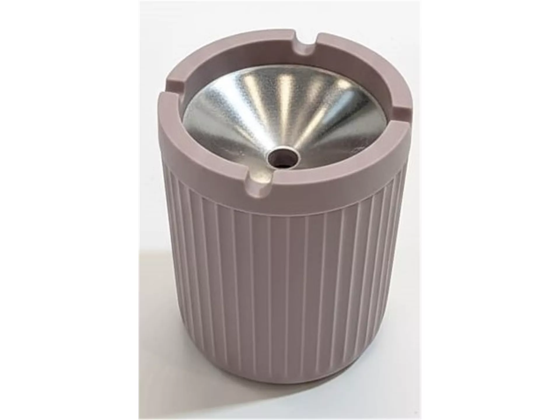 Kokusuz Metal Kapaklı Yuvarlak Küllük Renkli