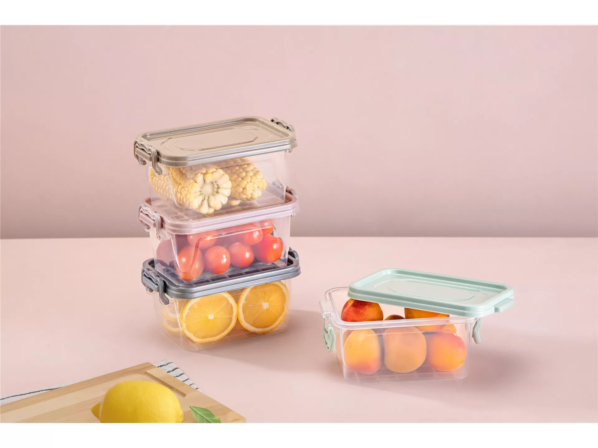 3 Lü Kilitli Saklama Kabı