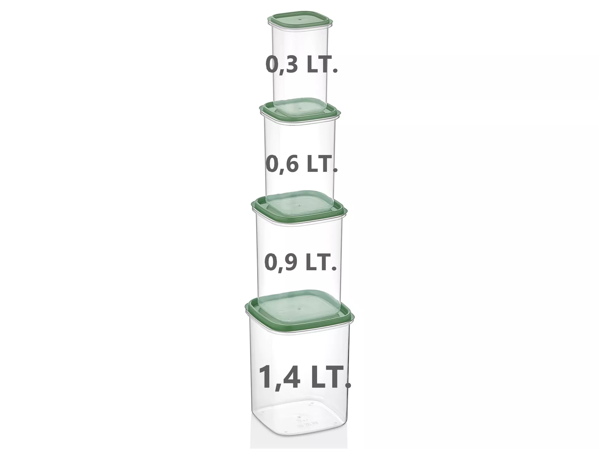 Asya 4 Lü  Dik  Saklama  Kabı